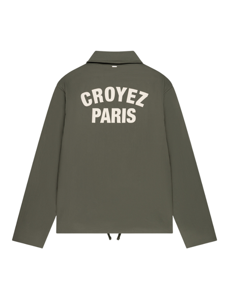Croyez Croyez Paris Padded Coach Jacket - Dusty Olive