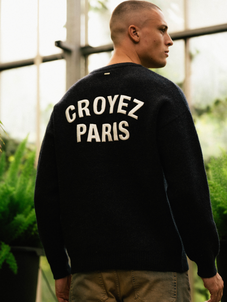 Croyez Croyez Paris Knit Sweater - Navy