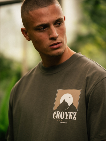 Croyez Croyez Slopes T-Shirt - Dusty Olive