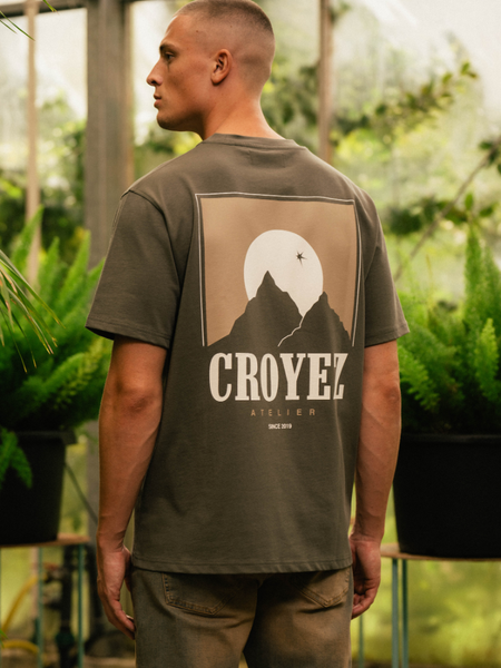 Croyez Croyez Slopes T-Shirt - Dusty Olive