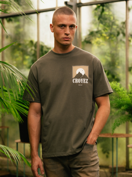 Croyez Croyez Slopes T-Shirt - Dusty Olive