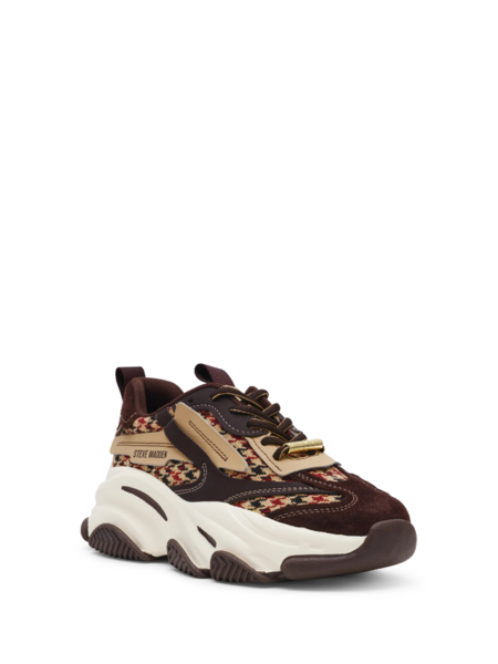 Steve Madden Possession-E Sneaker - Brn Plaid Steve Madden Steve Madden Possession-E Sneaker - Brn Plaid
