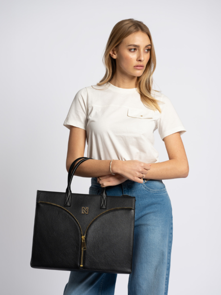 Nikkie Nikkie Mayda Zipper Shopper - Black