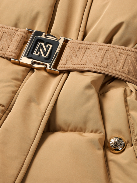 Nikkie Nikkie Lynnwood Long Puffer - Hazelnut