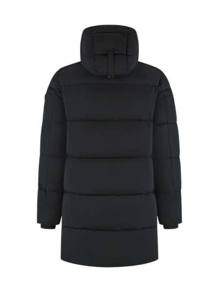 Malelions Mid Length Puffer Jacket - Black Malelions Malelions Mid Length Puffer Jacket - Black