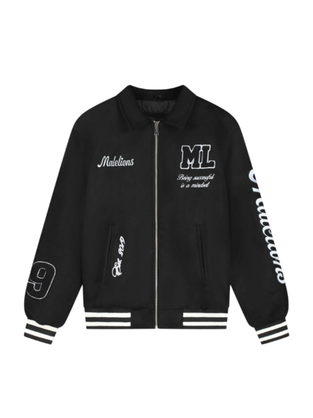 Malelions Malelions Casino Varsity Jacket - Black Malelions Casino Varsity Jacket - Black