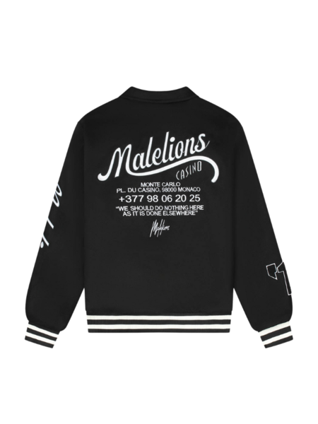 Malelions Malelions Casino Varsity Jacket - Black