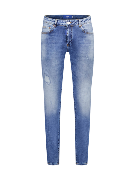 Malelions Tapered Jeans - Mid Blue