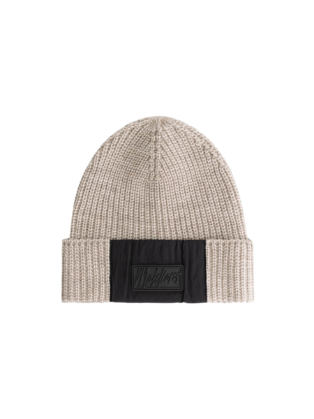 Malelions Malelions Nylon Beanie - Taupe Malelions Nylon Beanie - Taupe