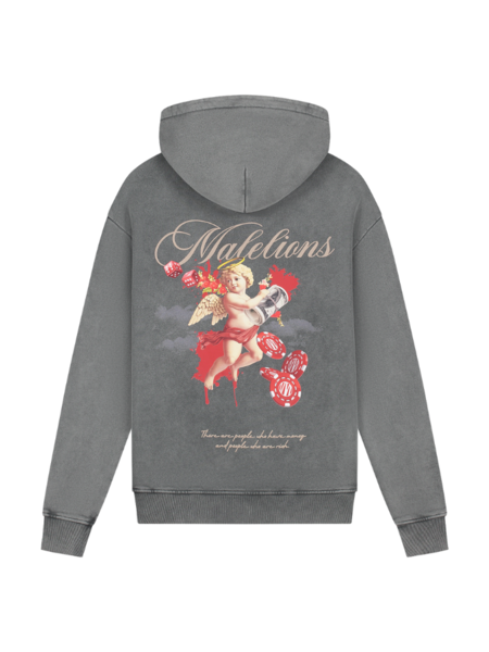 Malelions Malelions Angel Hoodie - Acid Wash Malelions Angel Hoodie - Acid Wash