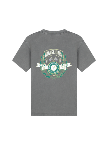 Malelions Malelions Grand Prix T-Shirt - Acid Wash Malelions Grand Prix T-Shirt - Acid Wash