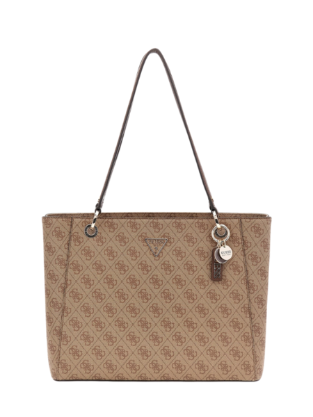Guess Noelle II Tote - Latte Logo/Brown Guess Guess Noelle II Tote - Latte Logo/Brown