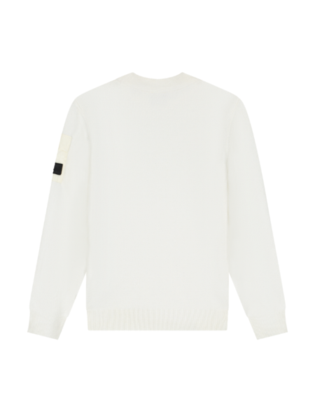 Malelions Malelions Kids Knitted Pocket Sweater - Off-White