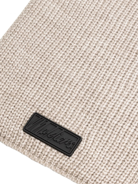 Malelions Ribbed Beanie Scarf Set - Taupe Malelions Malelions Ribbed Beanie Scarf Set - Taupe