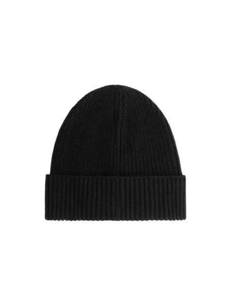 Malelions Ribbed Logo Beanie - Black Malelions Malelions Ribbed Logo Beanie - Black