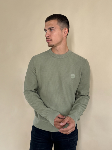 Hugo Boss Hugo Boss Anion  Sweater- Open Green
