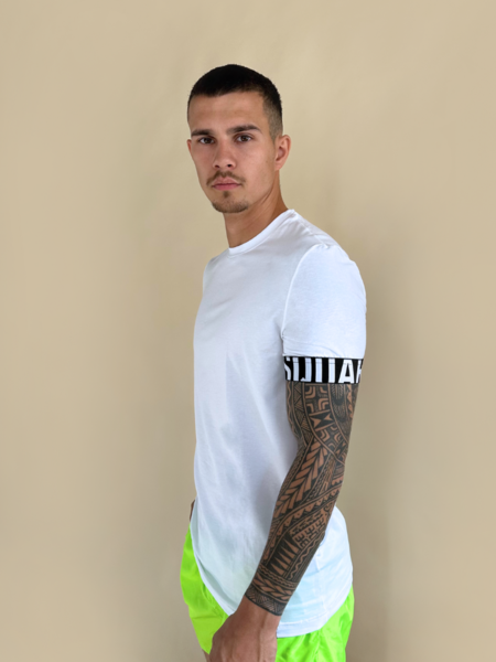 Dsquared2 Logo Branding T-Shirt - White/Black Dsquared2 Logo Branding T-Shirt - White/Black