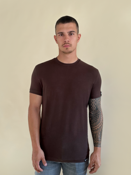 Dsquared2 Logo Patch T-Shirt - Brown Dsquared2 Logo Patch T-Shirt - Brown