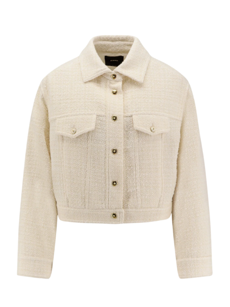 Pinko Pinko Gelato Giubbino Tweed Fantasia - White Pinko Gelato Giubbino Tweed Fantasia - White