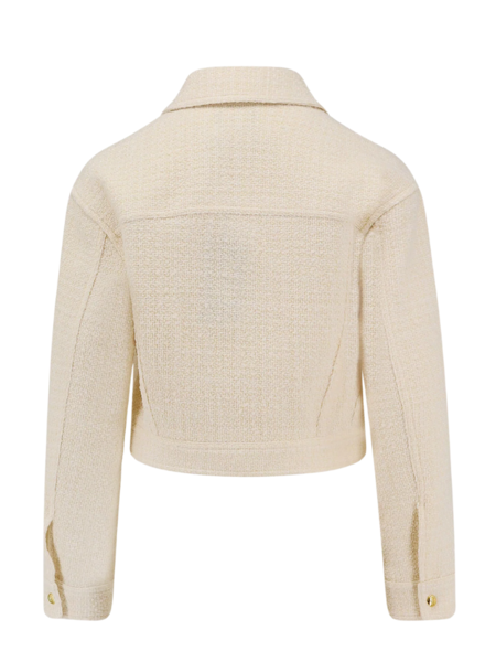 Pinko Gelato Giubbino Tweed Fantasia - White Pinko Pinko Gelato Giubbino Tweed Fantasia - White