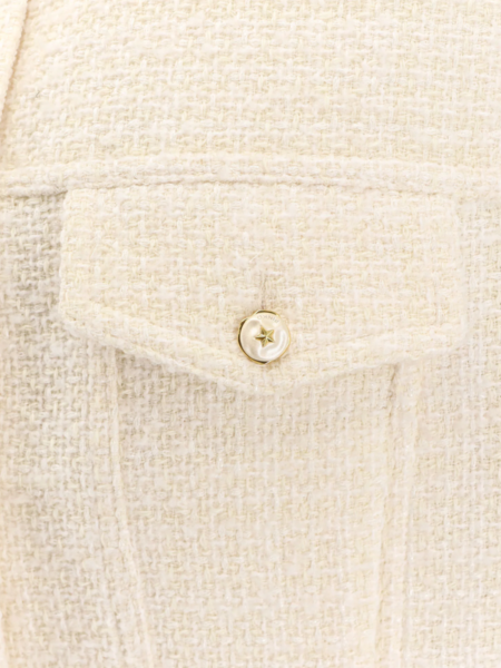 Pinko Gelato Giubbino Tweed Fantasia - White Pinko Pinko Gelato Giubbino Tweed Fantasia - White