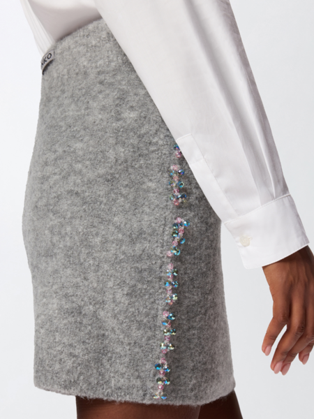 Pinko Believe Gonna Confort Wool Con - Monument Grey Pinko Pinko Believe Gonna Confort Wool Con - Monument Grey