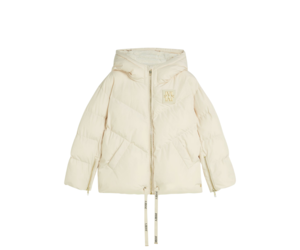 Josh V Wrenna Oversized Puffer - Light Ecru - Eddy's Eindhoven
