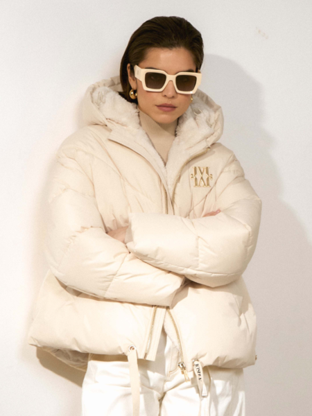 Josh V Josh V Wrenna Oversized Puffer - Light Ecru