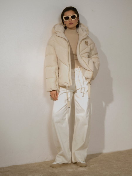 Josh V Josh V Wrenna Oversized Puffer - Light Ecru