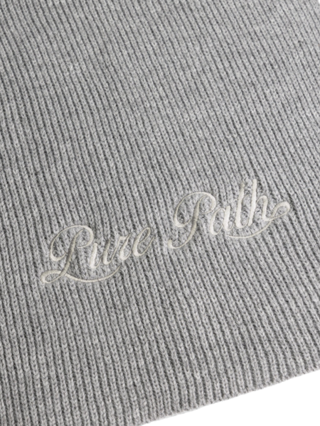 Pure Path Pure Path Logo Scarf - Grey Melange