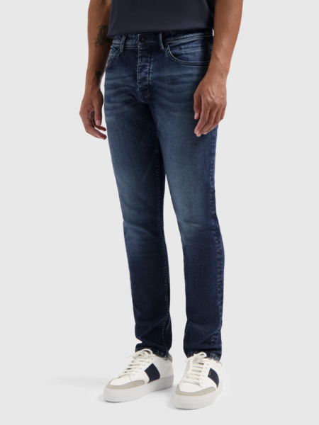 Pure Path The Ryan Slim Fit Jeans - Denim Dark Blue Pure Path Pure Path The Ryan Slim Fit Jeans - Denim Dark Blue