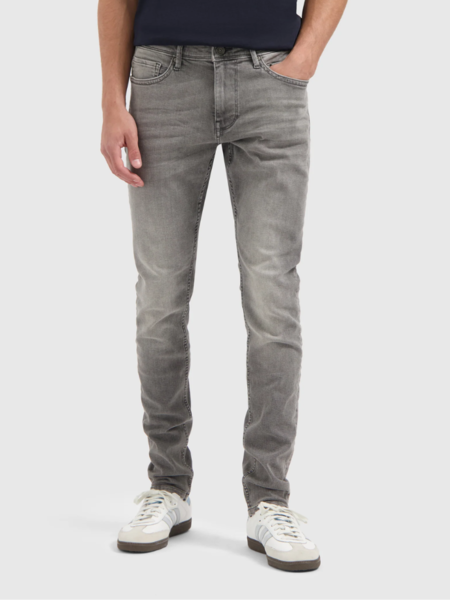 Pure Path Pure Path The Jone Skinny Fit Jeans - Denim Mid Grey