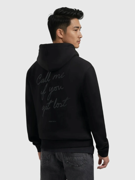 Pure Path Call Me If You Get Lost Hoodie - Black Pure Path Pure Path Call Me If You Get Lost Hoodie - Black