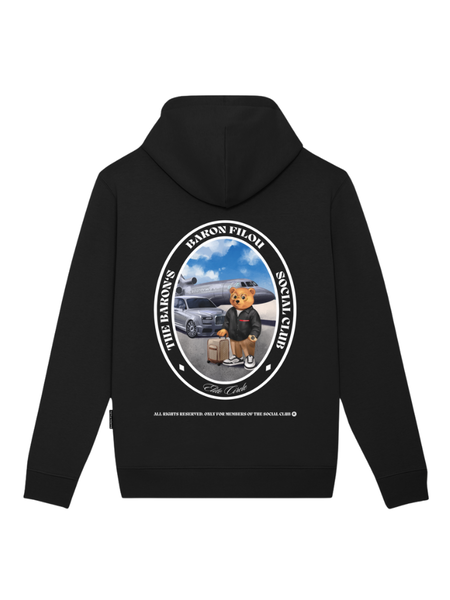 Baron Filou Hoodie Oval Backprint Filou CLI - Black Baron Filou Baron Filou Hoodie Oval Backprint Filou CLI - Black