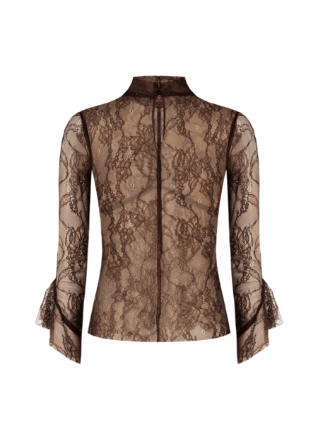 Rinascimento Rinascimento Cose Lupetto Top- Cioccolato