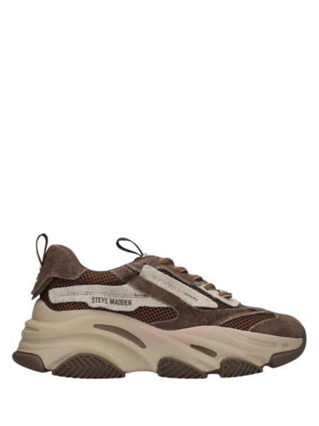 Steve Madden Steve Madden Possession-E Sneaker - Ground Coffee Suede Steve Madden Possession-E Sneaker - Ground Coffee Suede