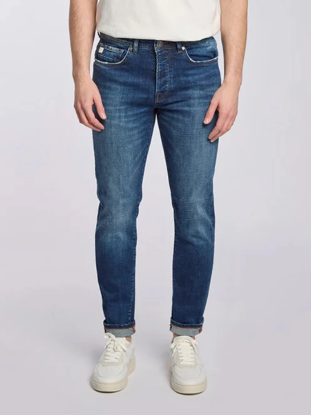 GoldGarn U2 | Tapered Fit Jeans - Mid Blue L36