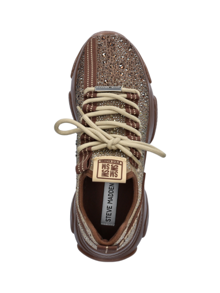 Steve Madden Mistica Sneaker - Khaki/Ground Coffee Steve Madden Steve Madden Mistica Sneaker - Khaki/Ground Coffee