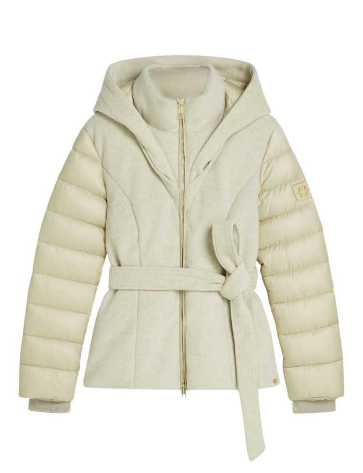 Josh V Gracia Puffer Coat - Light Beige - Eddy's Eindhoven
