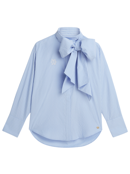Josh V Josh V Hedy Blouse - Powder Blue/Light Ecru Josh V Hedy Blouse - Powder Blue/Light Ecru