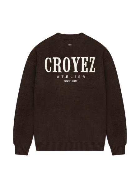Croyez Croyez Gallery Knit Sweater - Brown Croyez Gallery Knit Sweater - Brown
