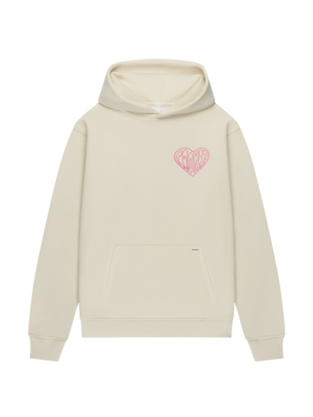Croyez Stitched Heart Hoodie - Off-White Croyez Croyez Stitched Heart Hoodie - Off-White