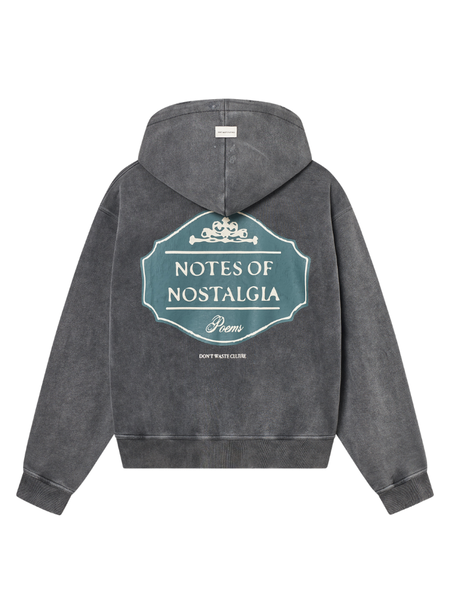 Don't Waste Culture Don't Waste Culture Ulric Zipped Hoodie - Washed Black