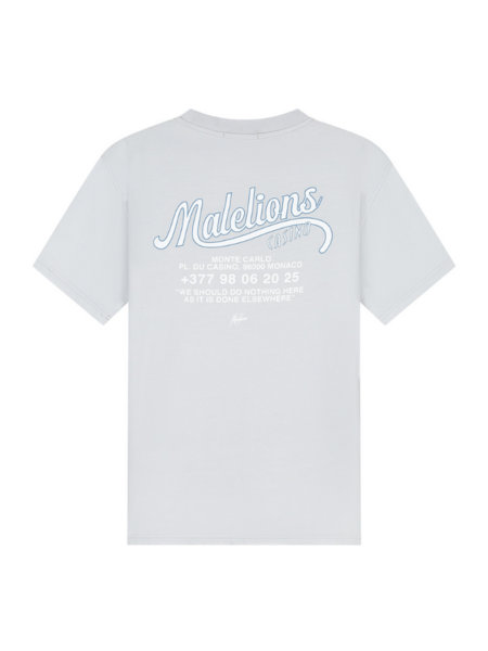 Malelions Malelions Casino T-Shirt - Ocean Grey