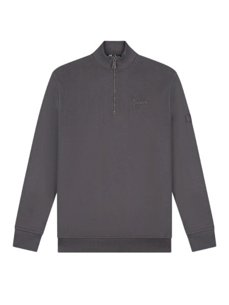 Malelions Turtle Half Zip Sweater - Mulch Brown Malelions Malelions Turtle Half Zip Sweater - Mulch Brown