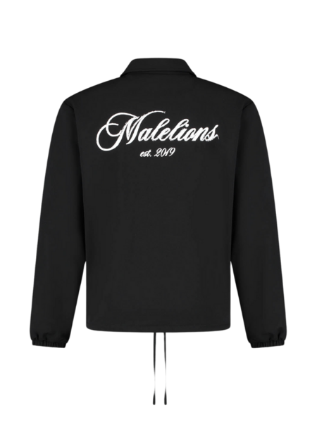 Malelions Malelions Handwritten Coach Jacket - Black