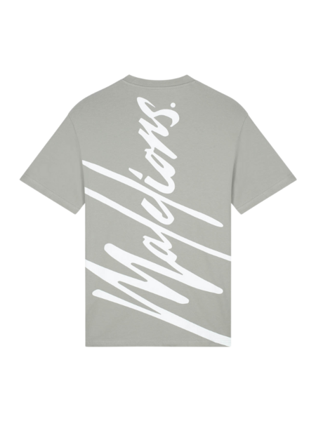 Malelions Malelions Sport Oversized Running T-shirt - Light Grey