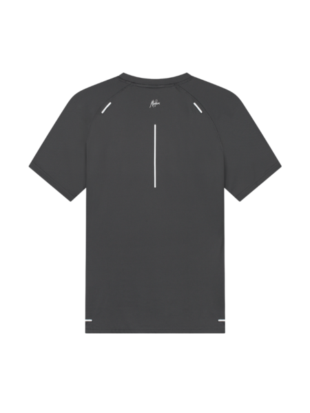 Malelions Malelions Sport Padel Pique T-Shirt - Charcoal