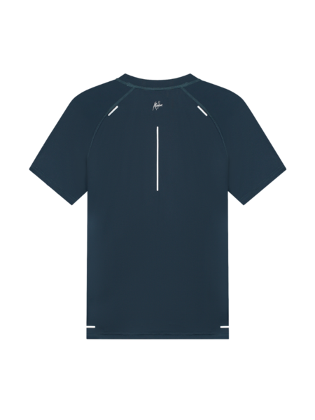 Malelions Malelions Sport Padel Pique T-Shirt - Indigo