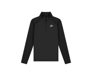 Malelions Sport Ace Quarter Zip - Black - Eddy's Eindhoven